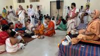 Uttar Bharat Yatra 2025 - Surat Camp, Day 2 (06 March 2025). Shri Paduka Pujana